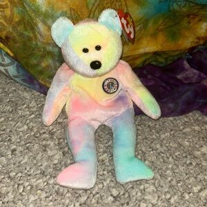 Birthday beanie baby